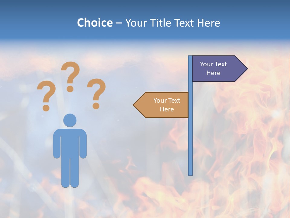 Sad Portrait Calm PowerPoint Template