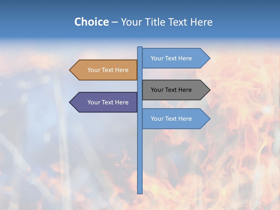 Sad Portrait Calm PowerPoint Template
