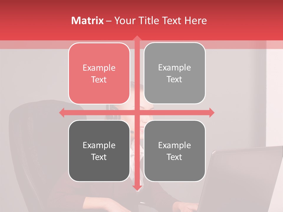 Elderly Senior Woman PowerPoint Template