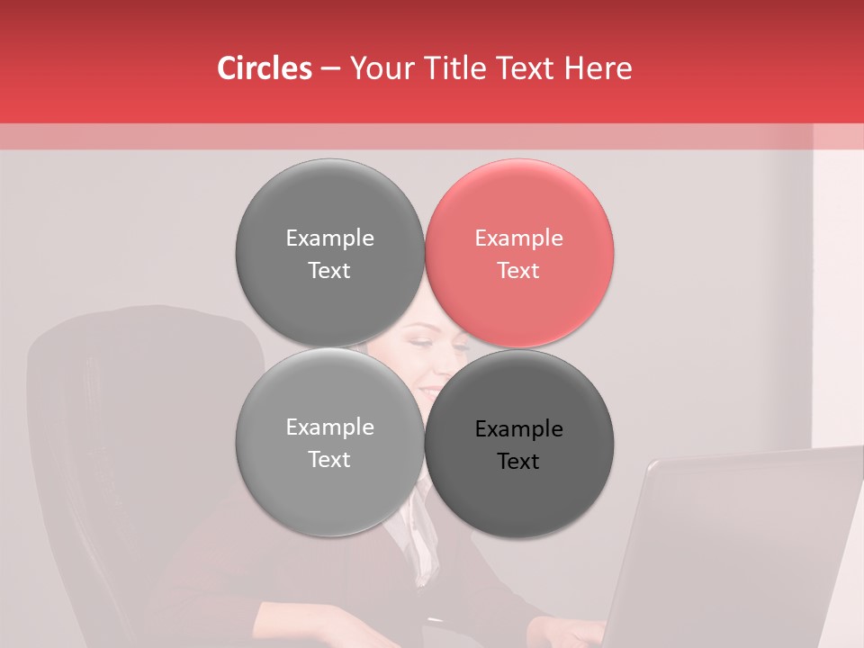 Elderly Senior Woman PowerPoint Template