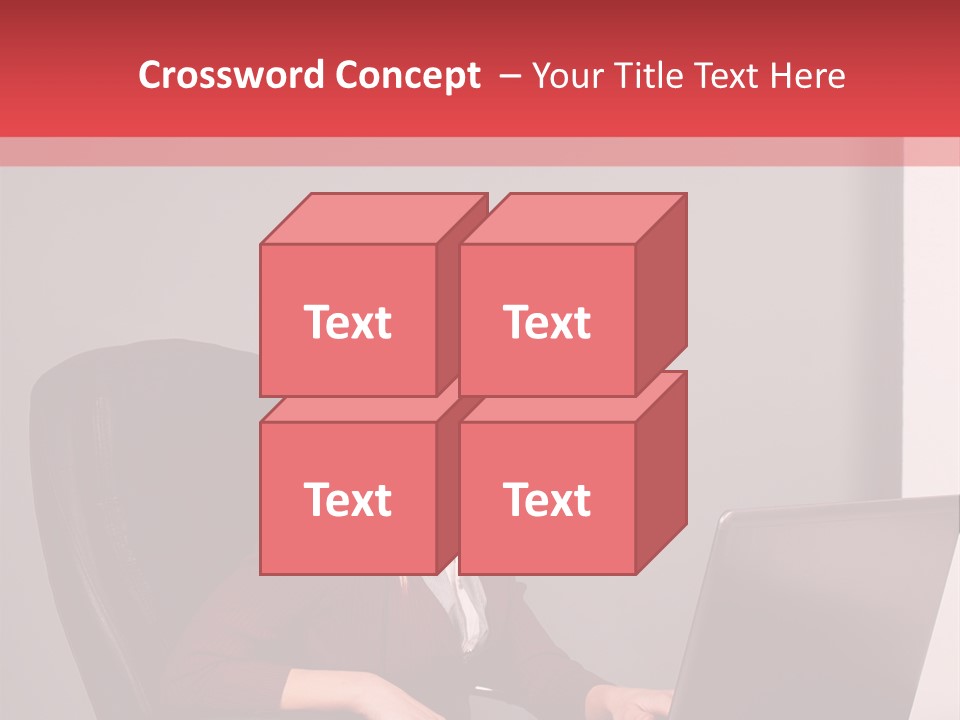 Elderly Senior Woman PowerPoint Template