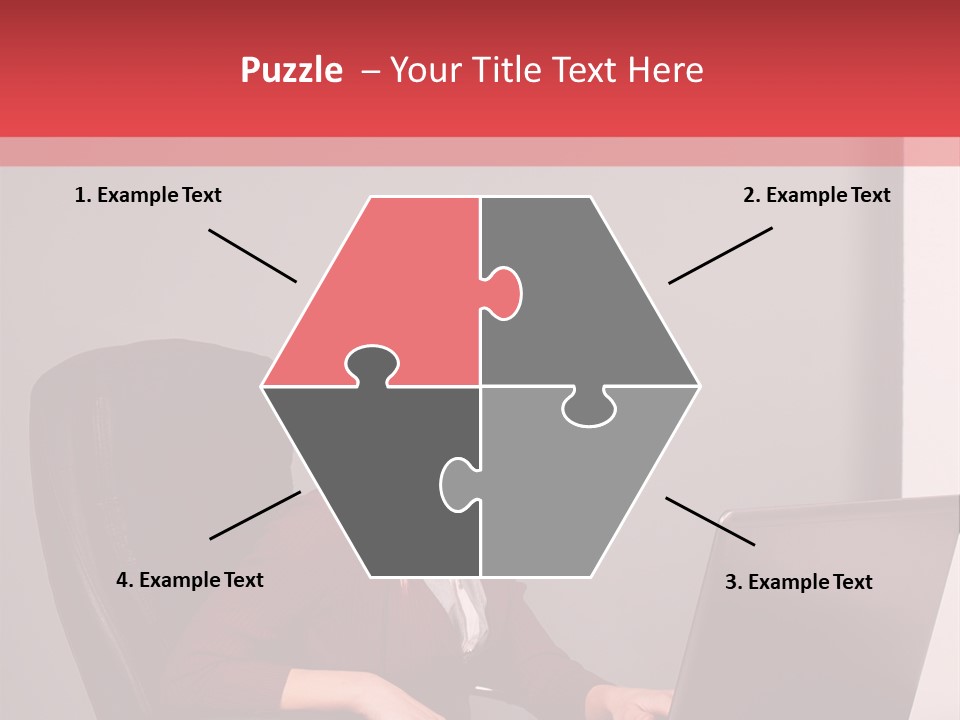 Elderly Senior Woman PowerPoint Template