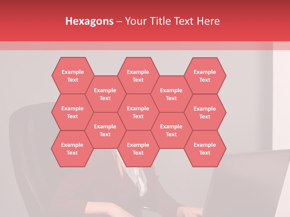 Elderly Senior Woman PowerPoint Template