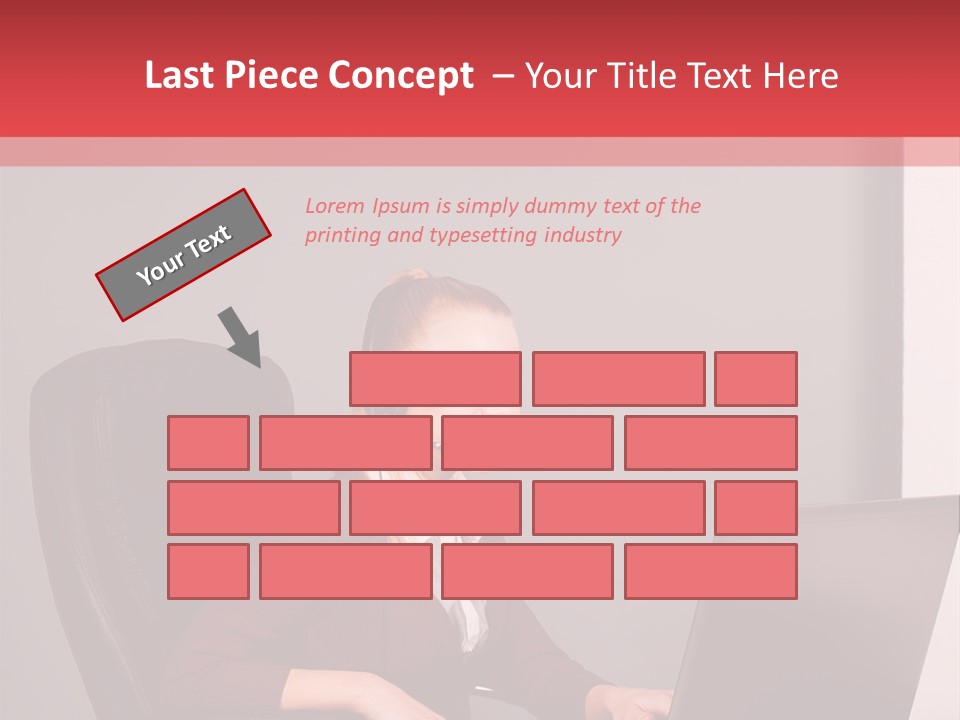 Elderly Senior Woman PowerPoint Template