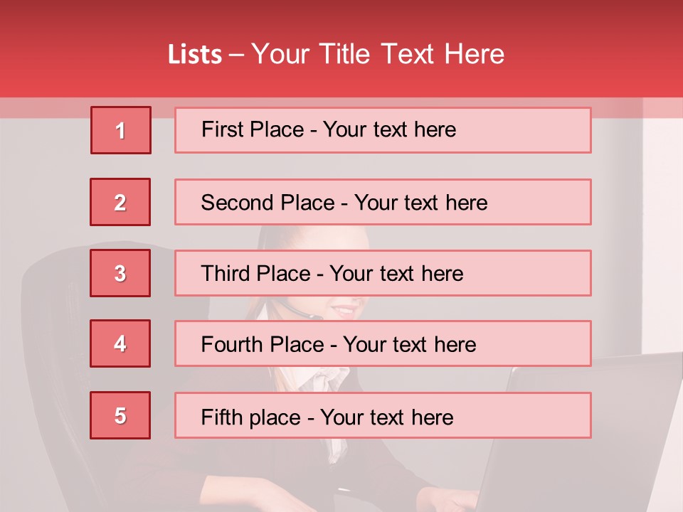 Elderly Senior Woman PowerPoint Template
