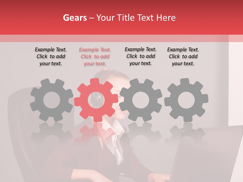 Elderly Senior Woman PowerPoint Template