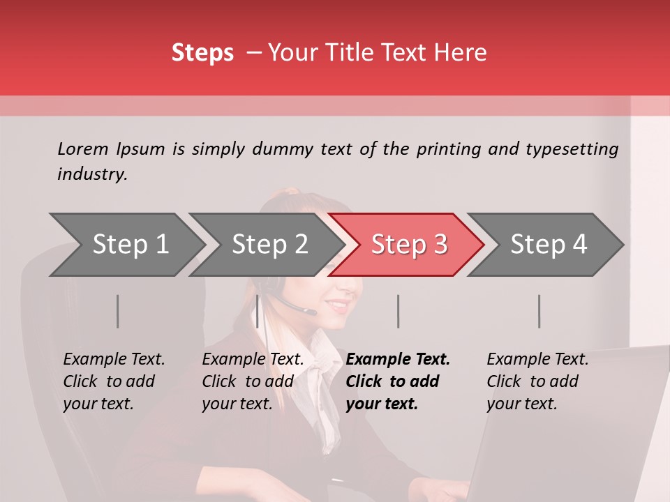 Elderly Senior Woman PowerPoint Template