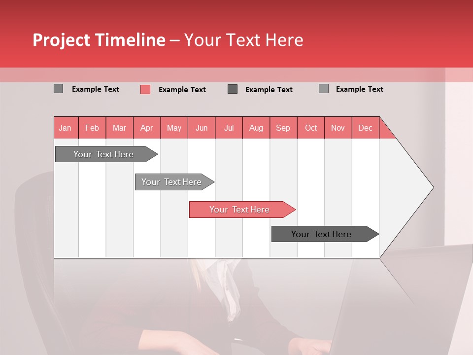 Elderly Senior Woman PowerPoint Template