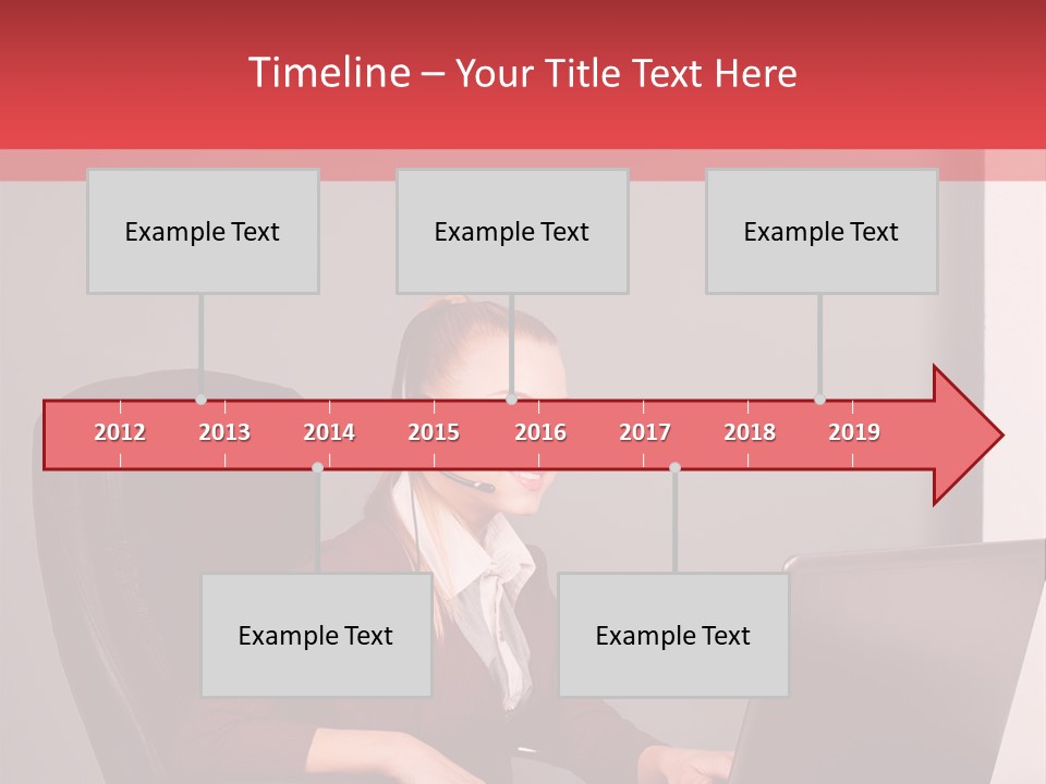 Elderly Senior Woman PowerPoint Template