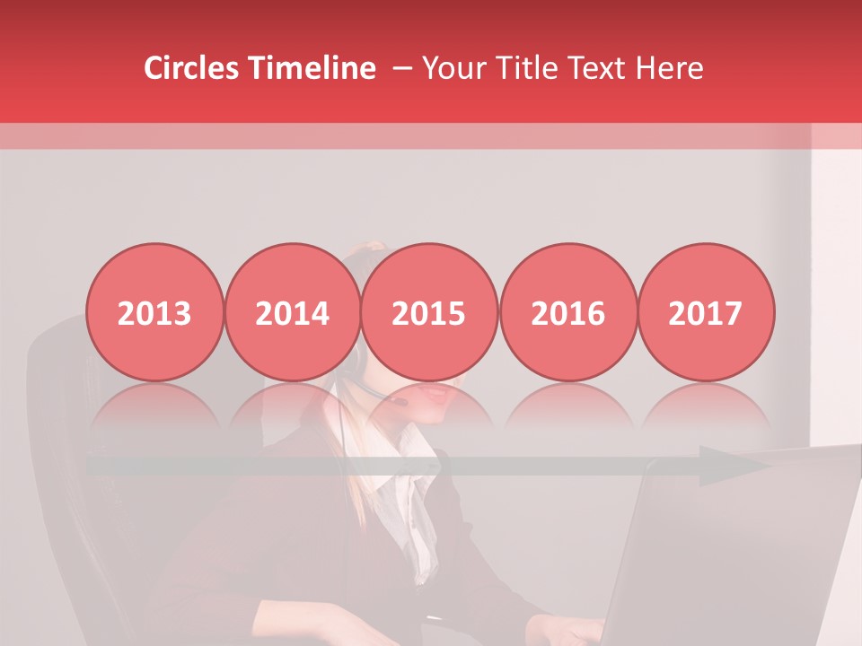 Elderly Senior Woman PowerPoint Template