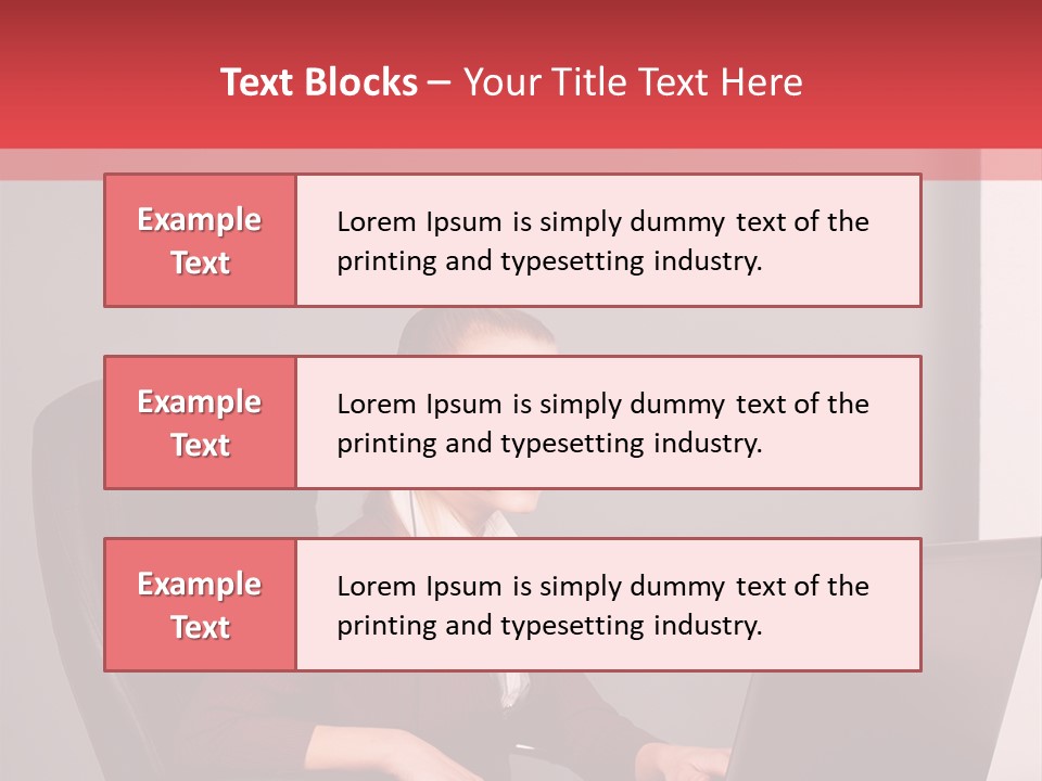 Elderly Senior Woman PowerPoint Template