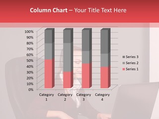 Elderly Senior Woman PowerPoint Template