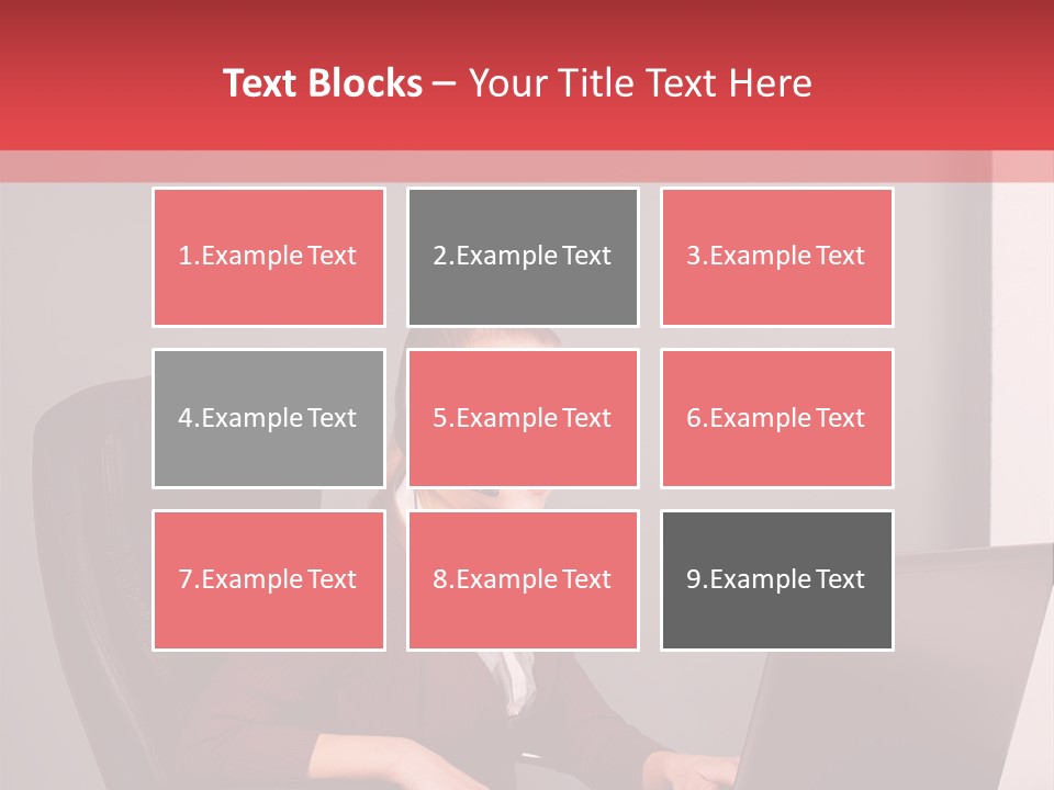 Elderly Senior Woman PowerPoint Template