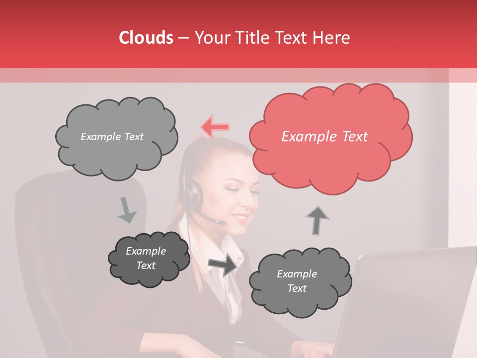 Elderly Senior Woman PowerPoint Template