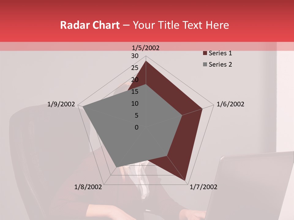 Elderly Senior Woman PowerPoint Template