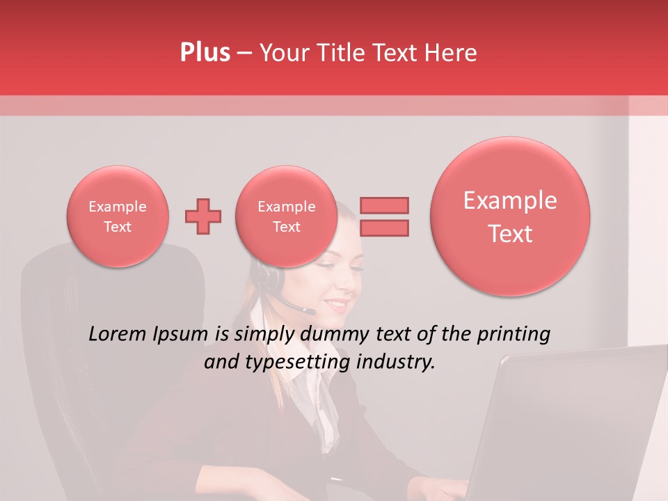 Elderly Senior Woman PowerPoint Template