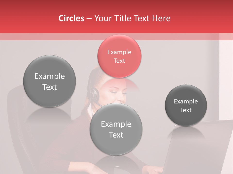 Elderly Senior Woman PowerPoint Template