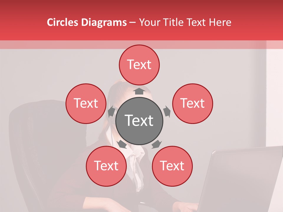 Elderly Senior Woman PowerPoint Template