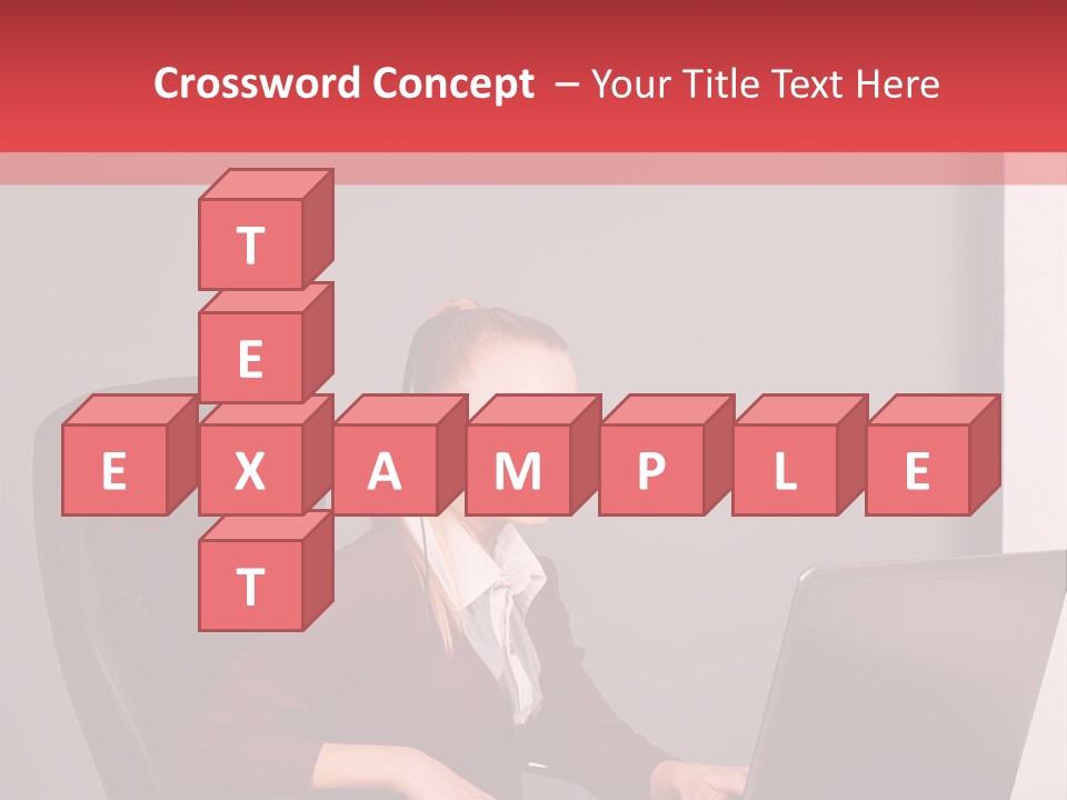 Elderly Senior Woman PowerPoint Template