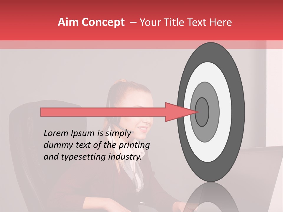 Elderly Senior Woman PowerPoint Template