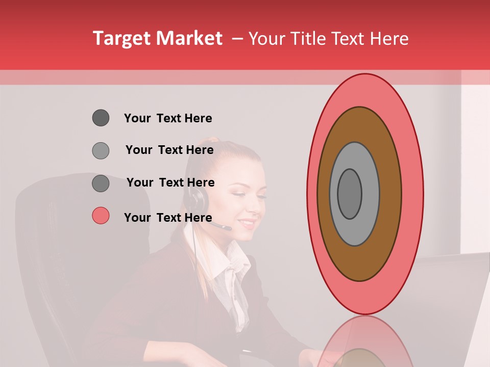 Elderly Senior Woman PowerPoint Template