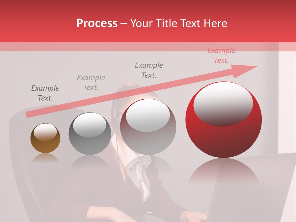 Elderly Senior Woman PowerPoint Template