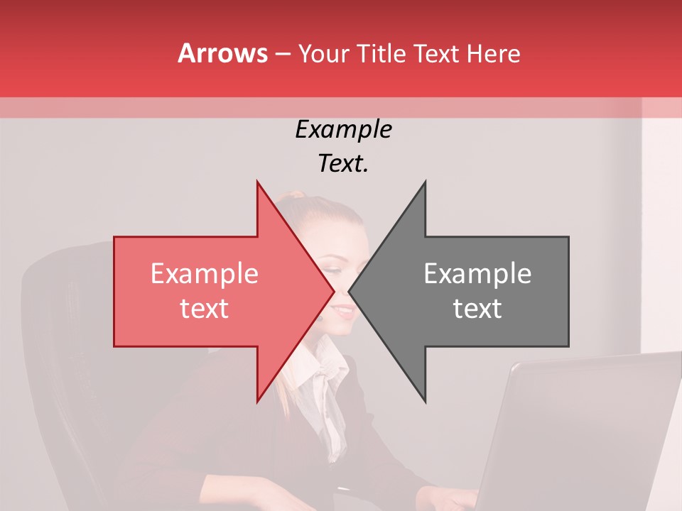 Elderly Senior Woman PowerPoint Template