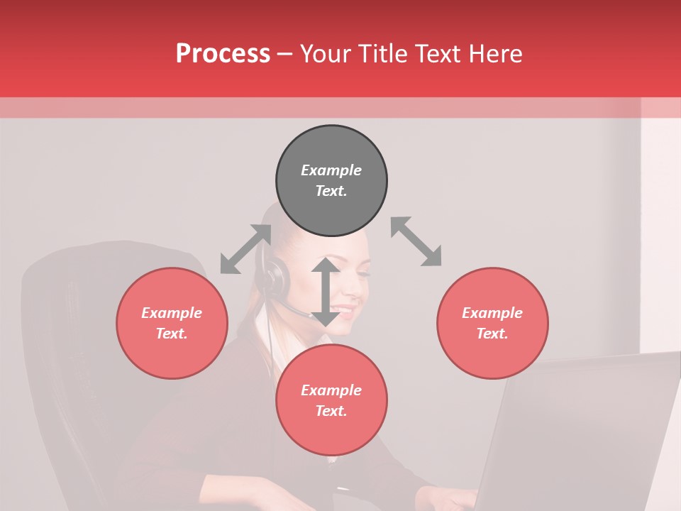Elderly Senior Woman PowerPoint Template