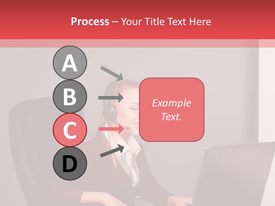 Elderly Senior Woman PowerPoint Template