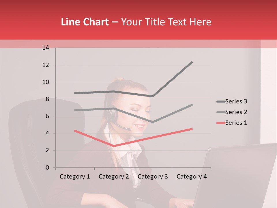Elderly Senior Woman PowerPoint Template