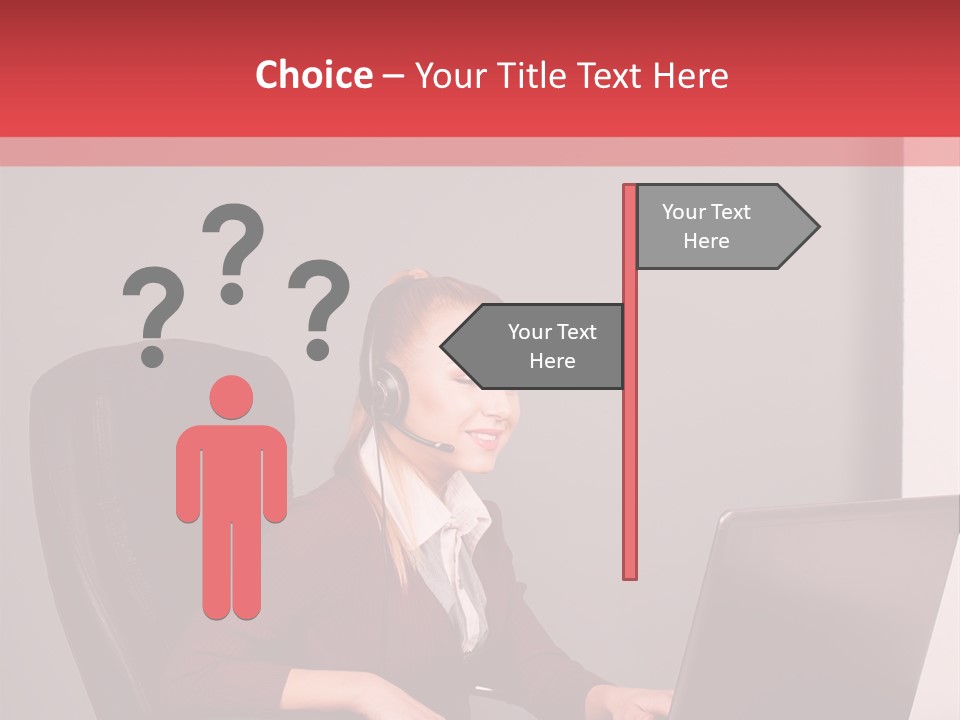 Elderly Senior Woman PowerPoint Template