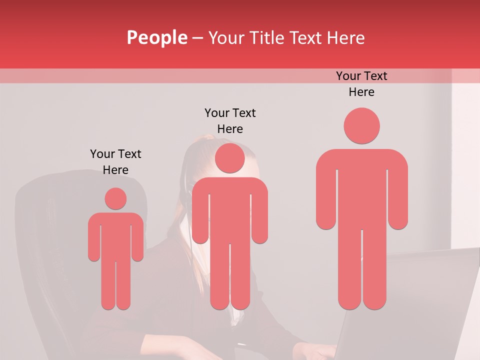 Elderly Senior Woman PowerPoint Template