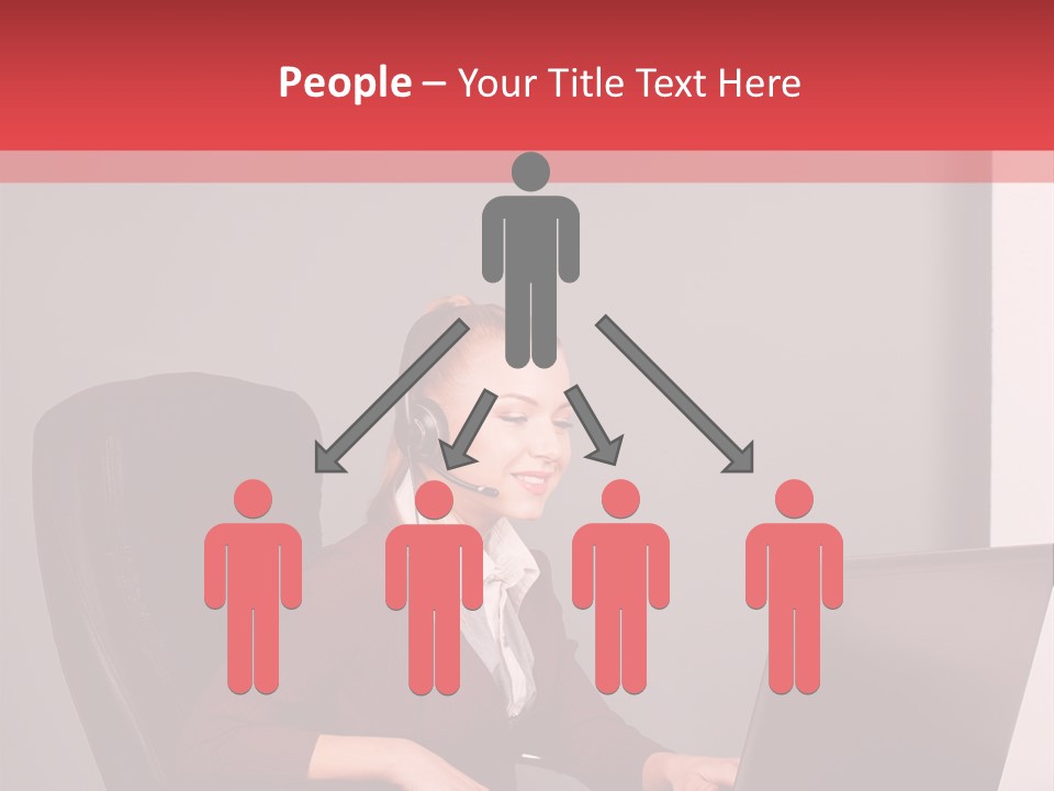 Elderly Senior Woman PowerPoint Template