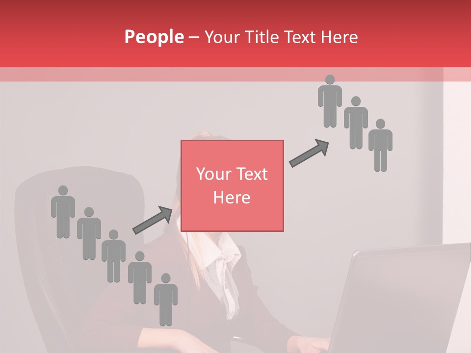 Elderly Senior Woman PowerPoint Template