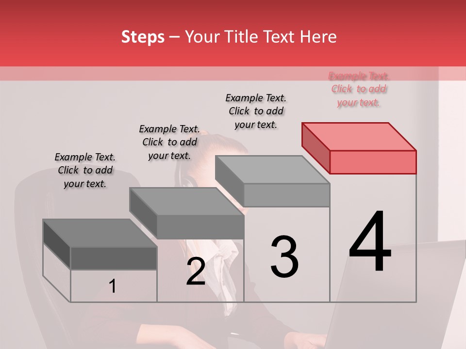 Elderly Senior Woman PowerPoint Template