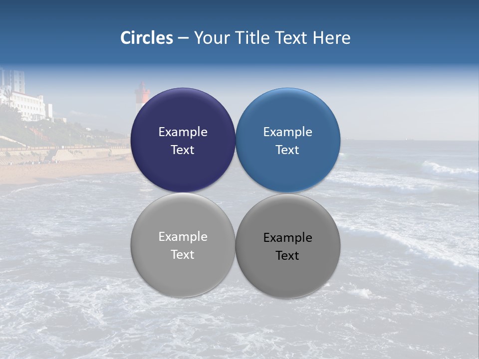 Sea Woman Ocean PowerPoint Template