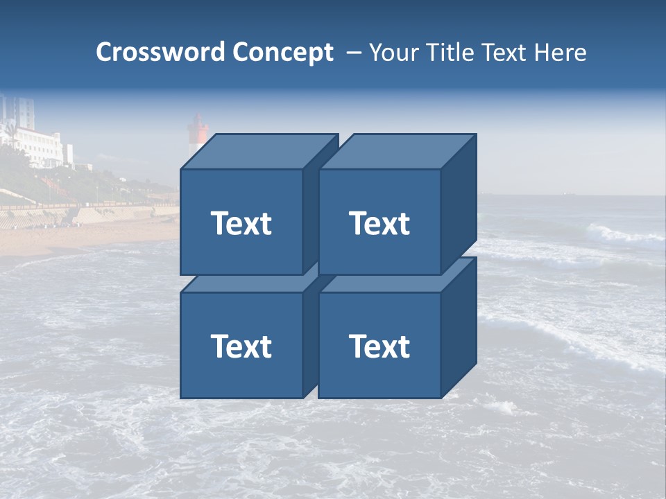 Sea Woman Ocean PowerPoint Template