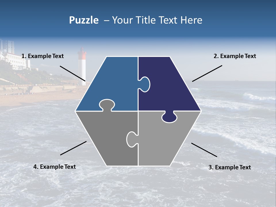 Sea Woman Ocean PowerPoint Template