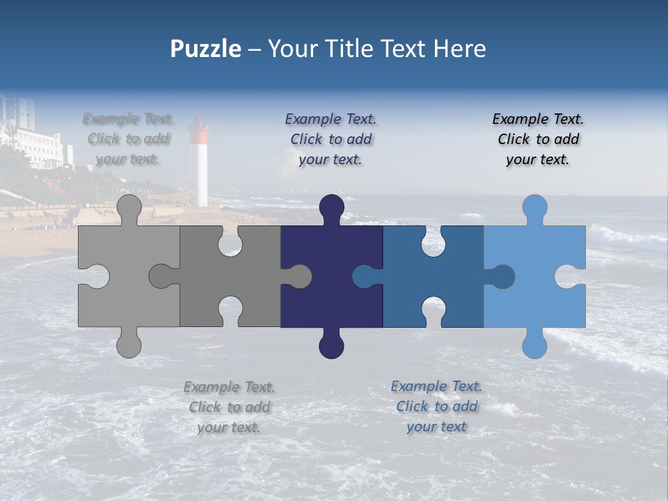 Sea Woman Ocean PowerPoint Template