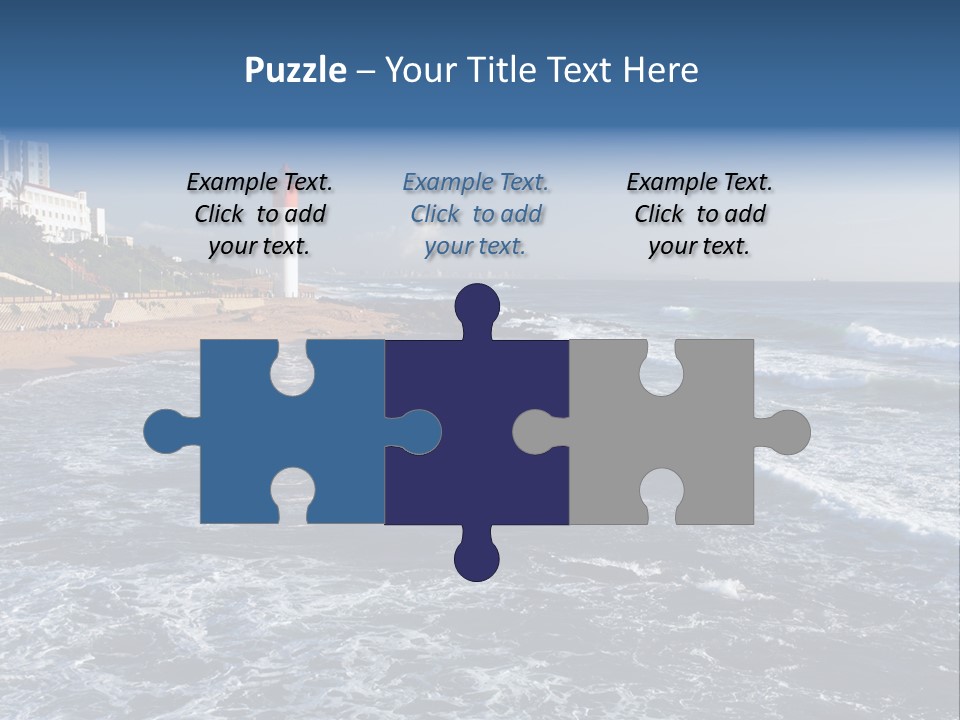 Sea Woman Ocean PowerPoint Template