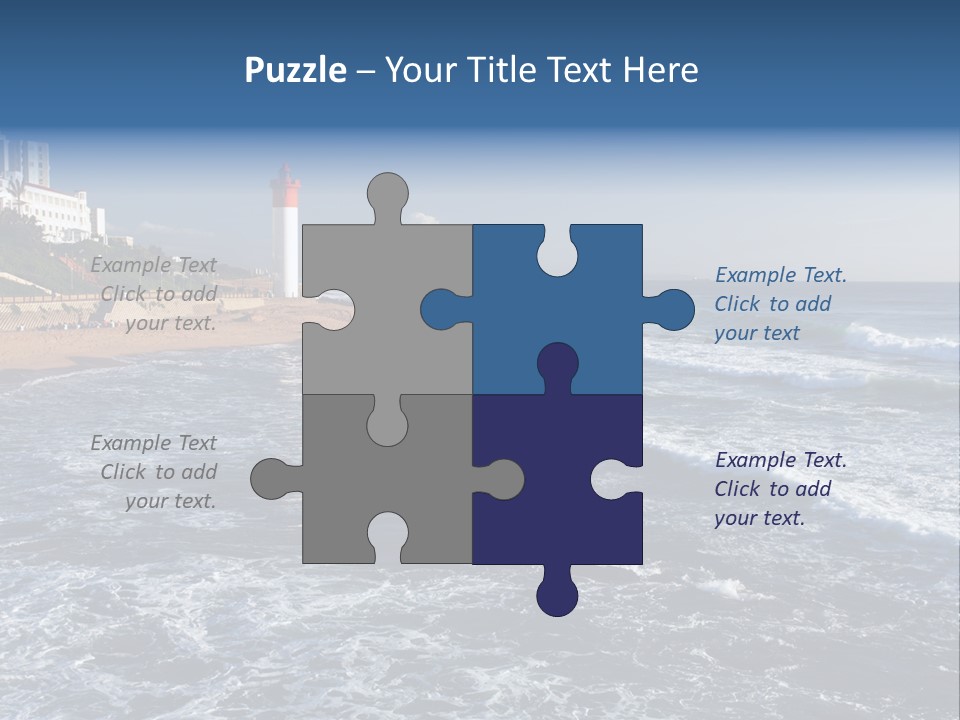 Sea Woman Ocean PowerPoint Template