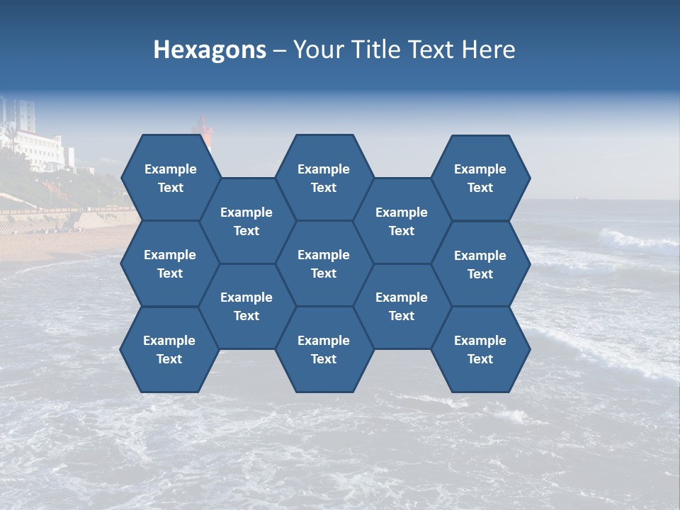 Sea Woman Ocean PowerPoint Template