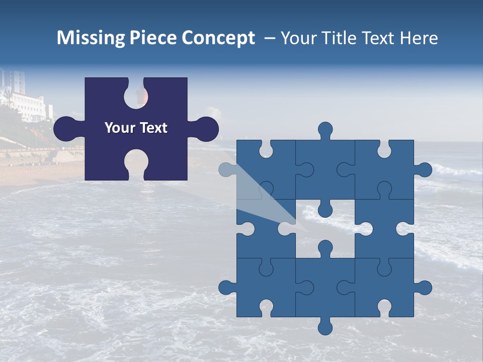 Sea Woman Ocean PowerPoint Template