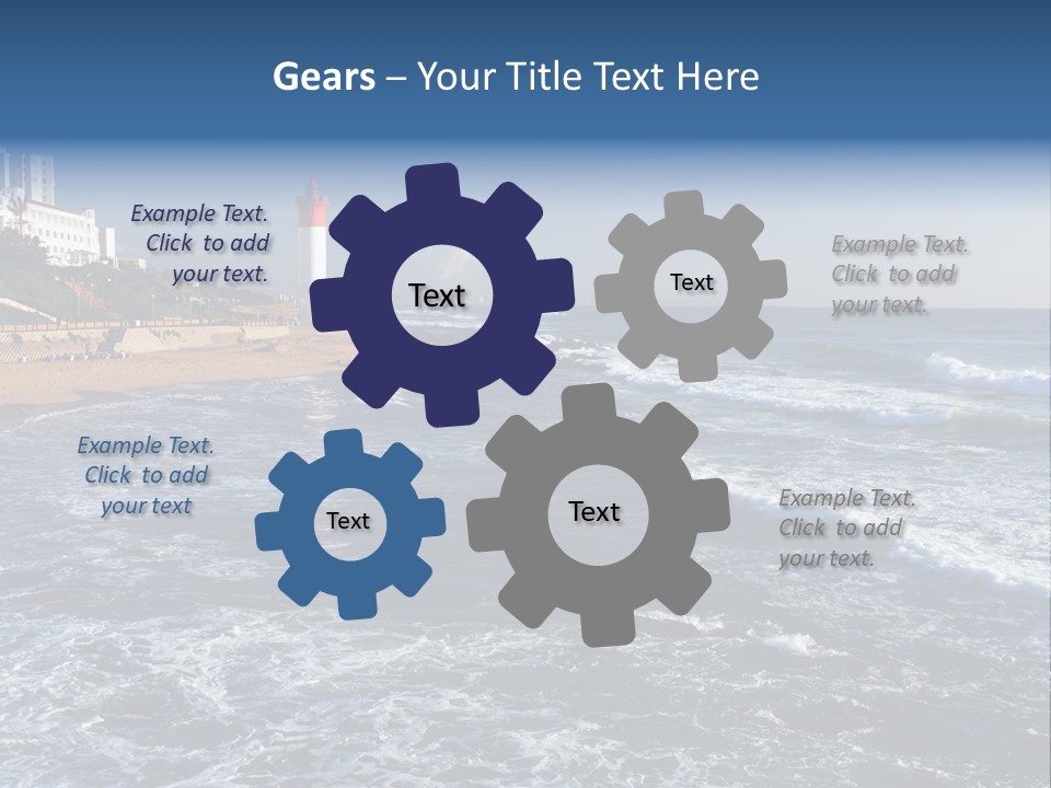 Sea Woman Ocean PowerPoint Template