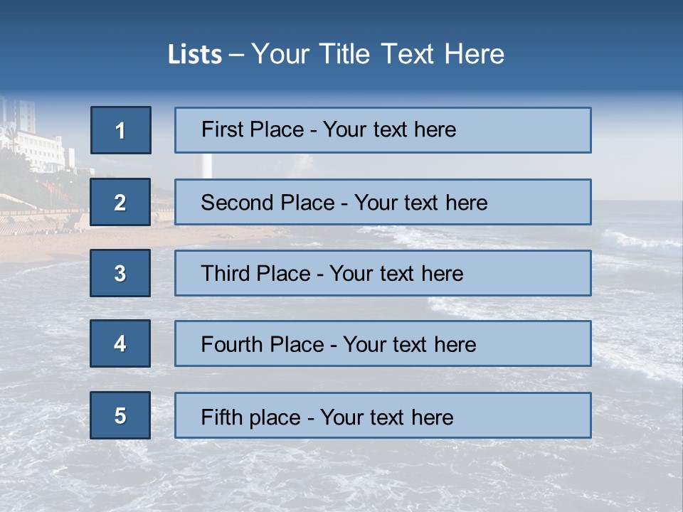 Sea Woman Ocean PowerPoint Template