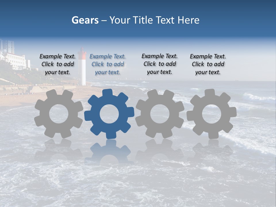 Sea Woman Ocean PowerPoint Template