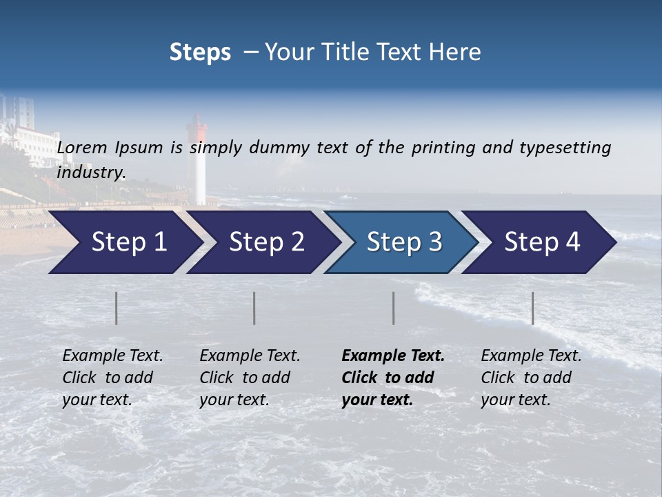 Sea Woman Ocean PowerPoint Template