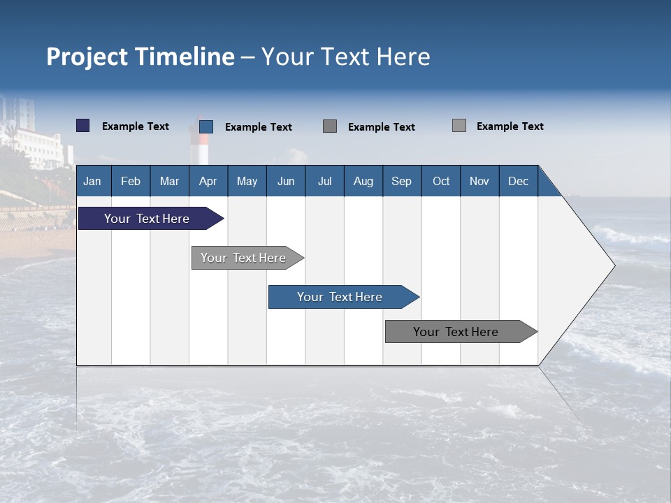 Sea Woman Ocean PowerPoint Template