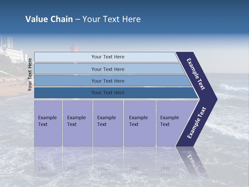 Sea Woman Ocean PowerPoint Template