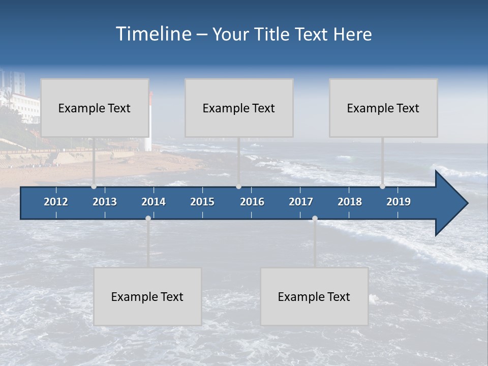 Sea Woman Ocean PowerPoint Template